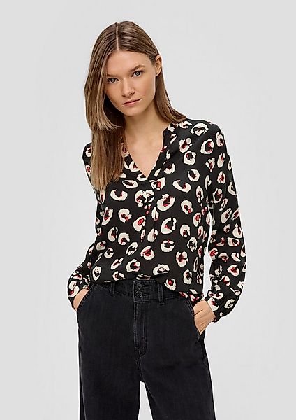 s.Oliver Langarmbluse Bluse Viskosebluse mit Dobby-Struktur günstig online kaufen