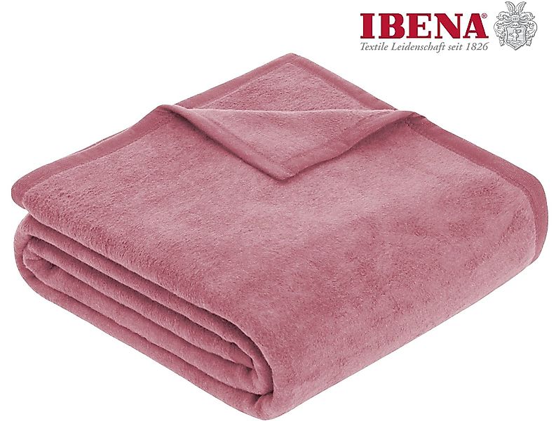 Wohndecke Luxus, IBENA, verschiedene Größen, unifarbenes günstig online kaufen