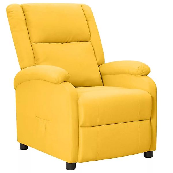 Vidaxl Relaxsessel Gelb Stoff günstig online kaufen