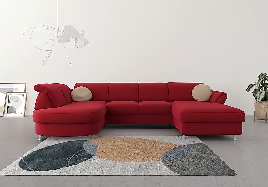 sit&more Wohnlandschaft Apulia U-Form, wahlweise Bettfunktion, Bettkasten u günstig online kaufen