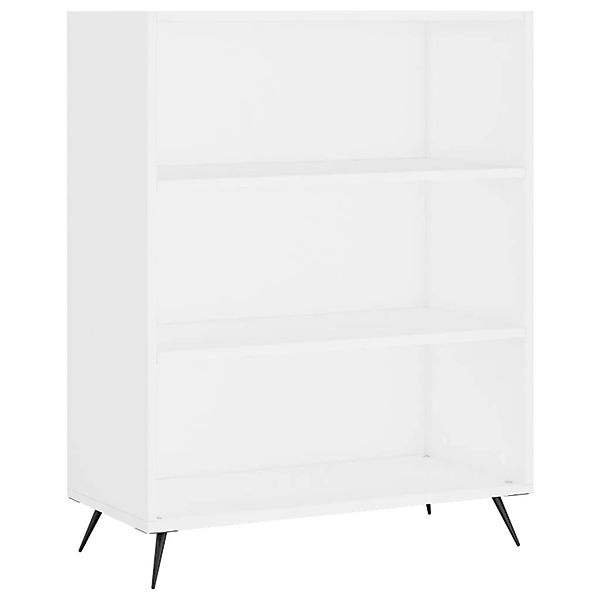vidaXL Bücherregal Bücherregal Weiß 69,5x32,5x90 cm günstig online kaufen
