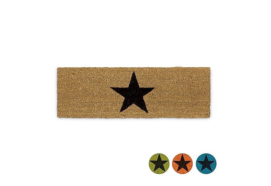 relaxdays Fußmatte schmal ST, Höhe: 15 mm, natur günstig online kaufen