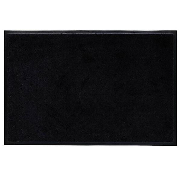 Giftcompany Fußmatte waschbare Fußmatte Uni Schwarz günstig online kaufen