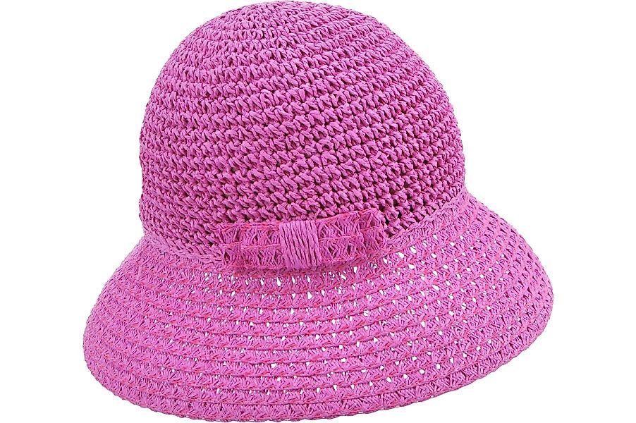 Seeberger Sonnenhut Papierstroh Glocke mit Schleife günstig online kaufen