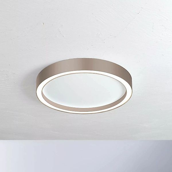 Bopp Aura LED-Deckenleuchte Ø 30cm weiß/taupe günstig online kaufen