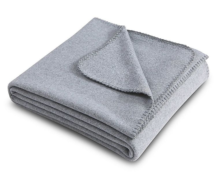 Wohndecke Premium-Fleecedecke in 2 Größen, extra dick, wometo, OEKO-TEX®, e günstig online kaufen