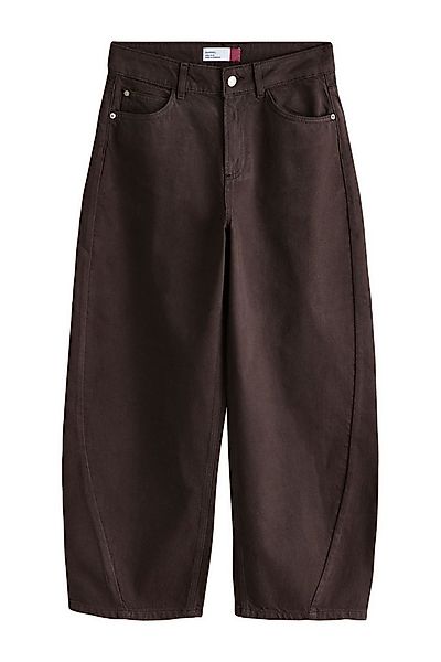 Next Weite Jeans Barrel-Jeans mit verdrehter Naht (1-tlg) günstig online kaufen