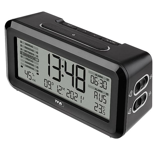 TFA Dostmann Wecker Funk-Wecker mit Raumklima BOXX2 60.2562.01 günstig online kaufen