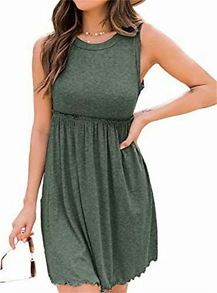 AFAZ New Trading UG Carmenpullover Minikleid geripptes Kleid Sommerliches e günstig online kaufen