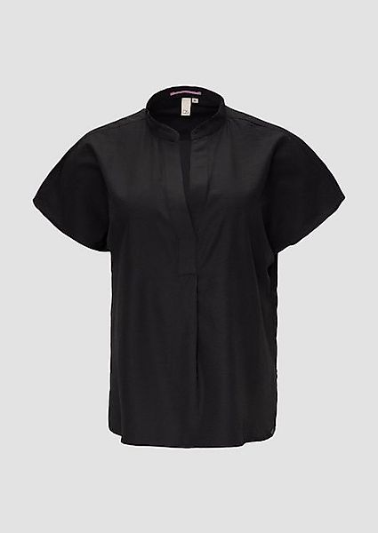 QS Kurzarmbluse Blusenshirt aus Popeline günstig online kaufen