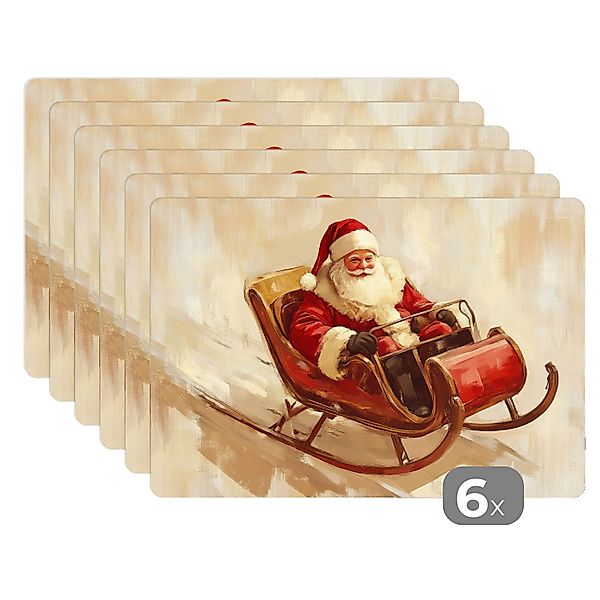 MuchoWow Platzset Weihnachten - Schlitten - günstig online kaufen
