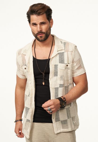 SOULSTAR Kurzarmhemd im Vintage Summer-Look Herren günstig online kaufen