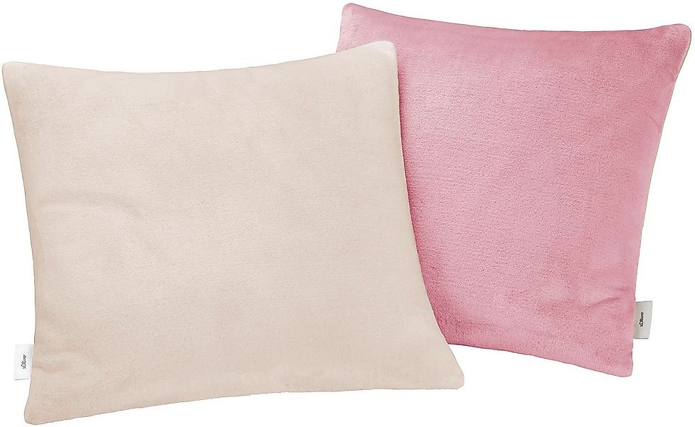 s.Oliver Dekokissen double soft Kissen s.Oliver, Kissenhüllen ohne Füllung, günstig online kaufen