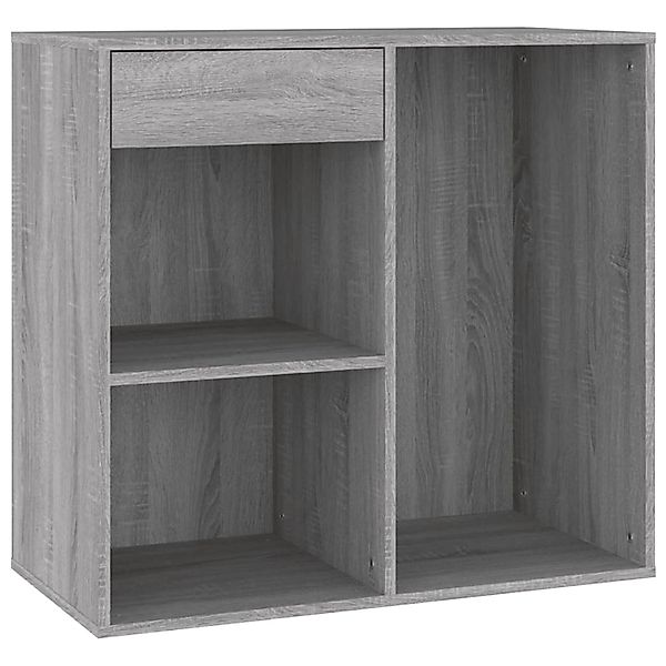 vidaXL Kosmetikschrank Grau Sonoma 80x40x75 cm Holzwerkstoff günstig online kaufen