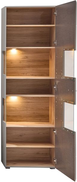 Innostyle Vitrine "FUN PLUS II" 2 Stk. tlg. Glastür, 7 Fächer, Softclose, A günstig online kaufen