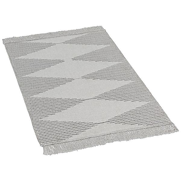 Teppich Boho Kilim grau B/L: ca. 60x90 cm günstig online kaufen