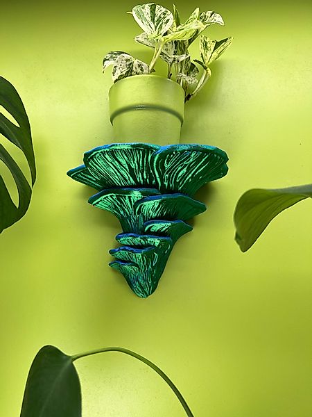 Roomberry Deko-Wandregal Flamingo-Seitling Pilz Wandregal, Hergestellt günstig online kaufen