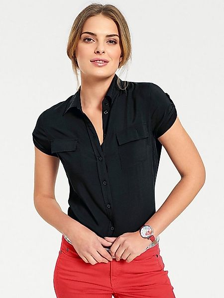 heine Klassische Bluse Kurzarm-Bluse . günstig online kaufen