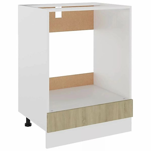 Herdumbauschrank Sonoma-eiche 60x46x81,5 Cm Spanplatte günstig online kaufen