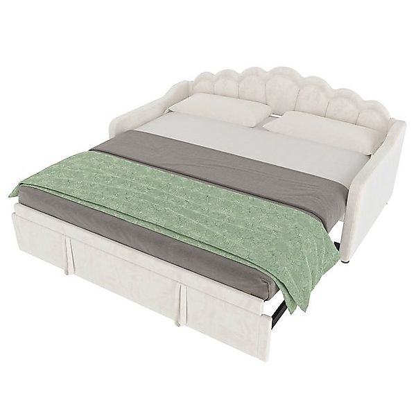 OKWISH Polsterbett Elegantes Daybett Tagesbett Schlafsofa (Verstellbares LE günstig online kaufen