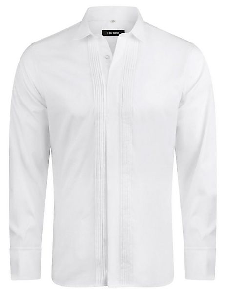 Huber Hemden Smokinghemd HU-0171 Kläppchen-Kragen, Plissee, Umschlag-Mansch günstig online kaufen