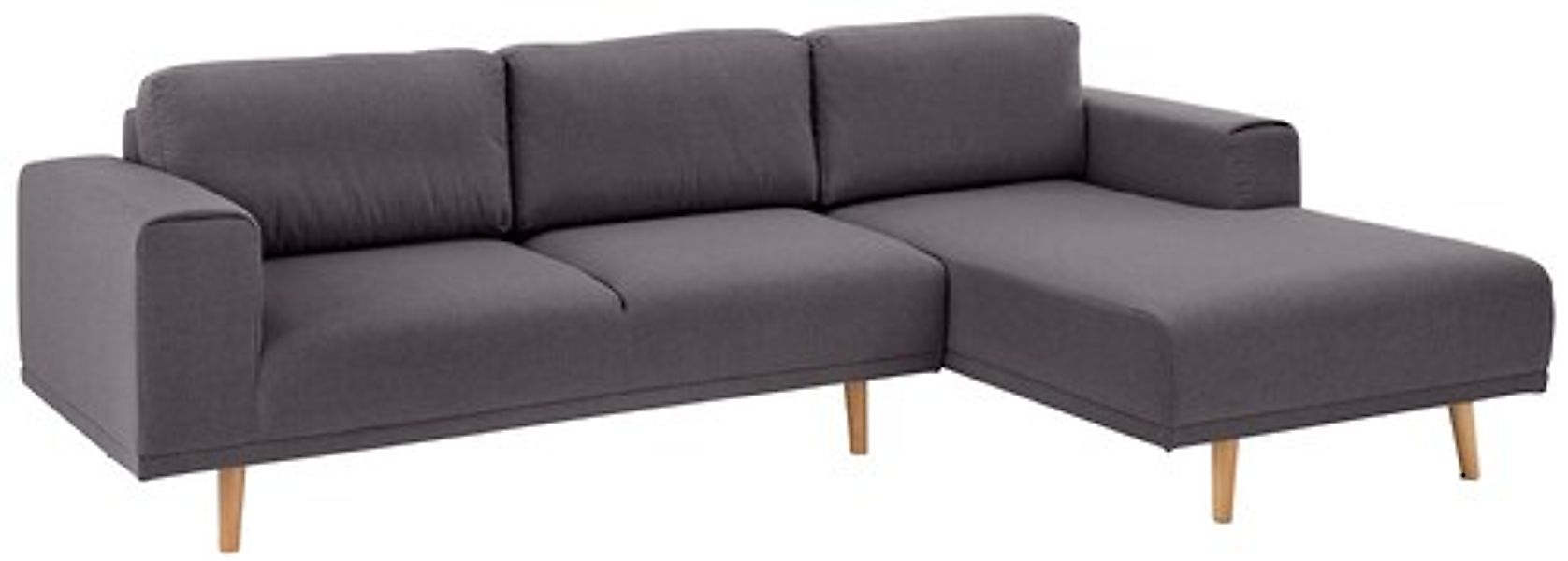 Home affaire Ecksofa "Lasse L-Form", im scandinavischen Stil mit Holzfüßen günstig online kaufen