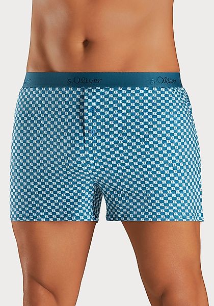 s.Oliver Weiter Boxer (Packung, 2-St) unifarben günstig online kaufen
