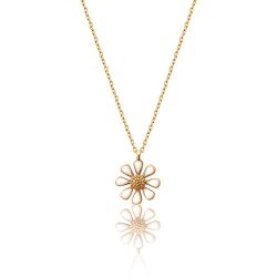 Einzelstück Schmuckset Gänseblümchen Halskette/Ohrstecker/Armband Blume Blü günstig online kaufen