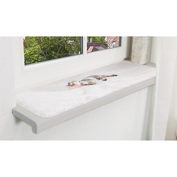 Trixie Liegematte Nani für Fensterbank Grau 90 cm × 28 cm günstig online kaufen
