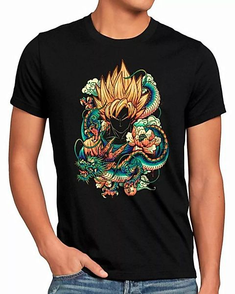 style3 Print-Shirt Herren T-Shirt Summer Dragon super dragonball z gt songo günstig online kaufen