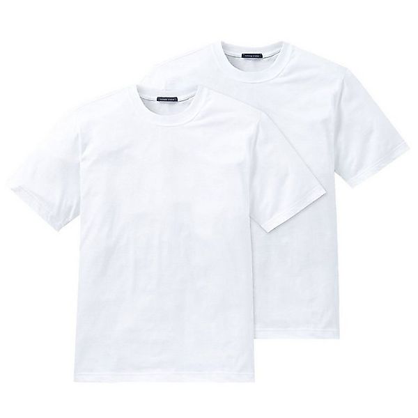 Schiesser T-Shirt Essentials (2-tlg) mit Rundhals-Ausschnitt, formstabil, v günstig online kaufen