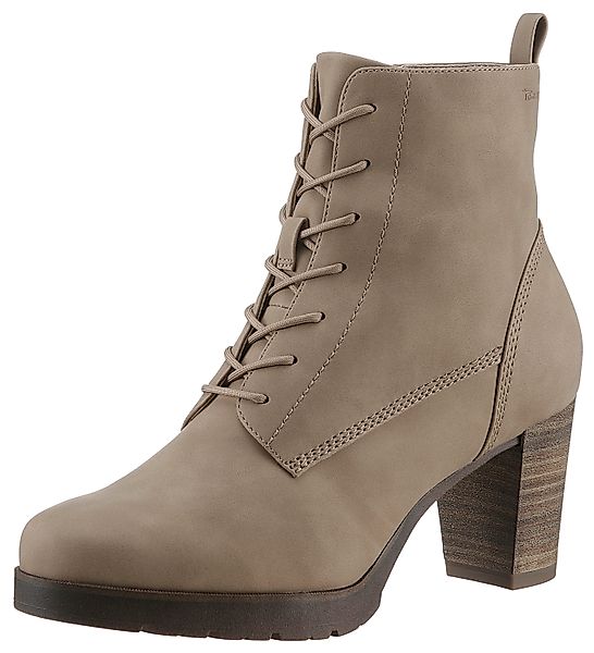 Tamaris Schnürstiefelette, Trichterabsatz, Stiefelette, Businessmode in günstig online kaufen