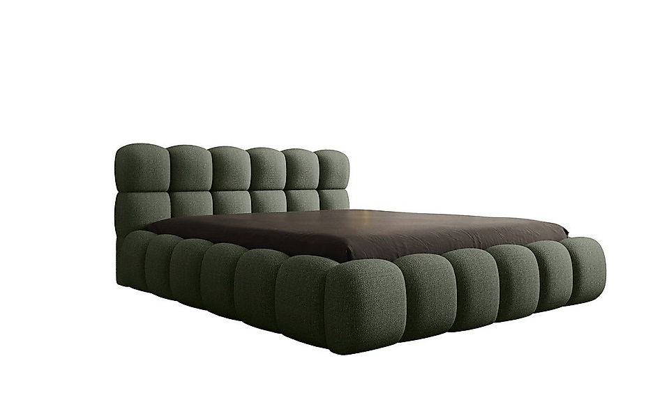 Luxusbetten24 Polsterbett Designer Polsterbett Boston Bouclé, mit Stauraum günstig online kaufen