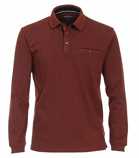 CASAMODA Langarm-Poloshirt "CASAMODA Polo-Shirt Langarm gestreift" günstig online kaufen
