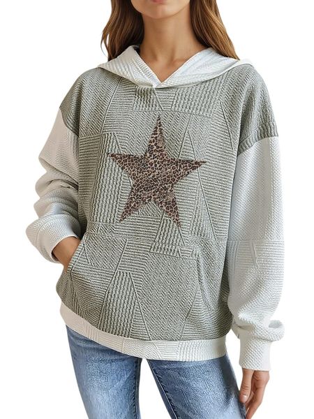 PYLIKE Kapuzenpullover Damen Winterhoodie casual mit günstig online kaufen