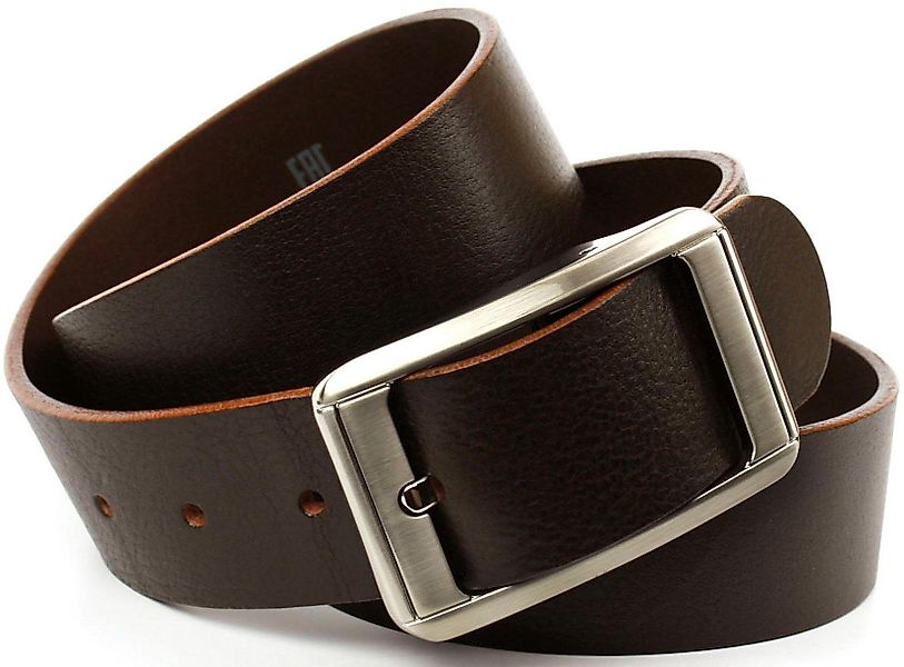 Anthoni Crown Ledergürtel Jeansgürtel mit silberfarbener günstig online kaufen