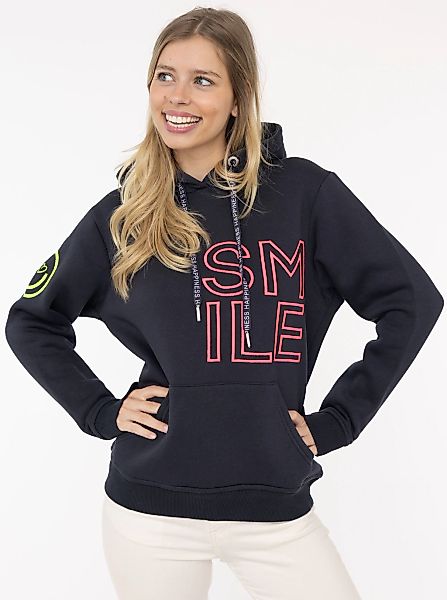 Zwillingsherz Hoodie ""Alissa 2.0"" mit SMILE Stickerei vorne und hinten günstig online kaufen