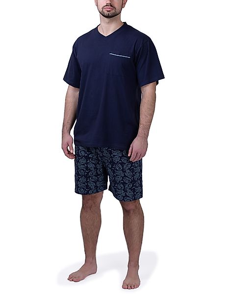Moonline Shorty Herren Shorty Schlafanzug kurz günstig online kaufen