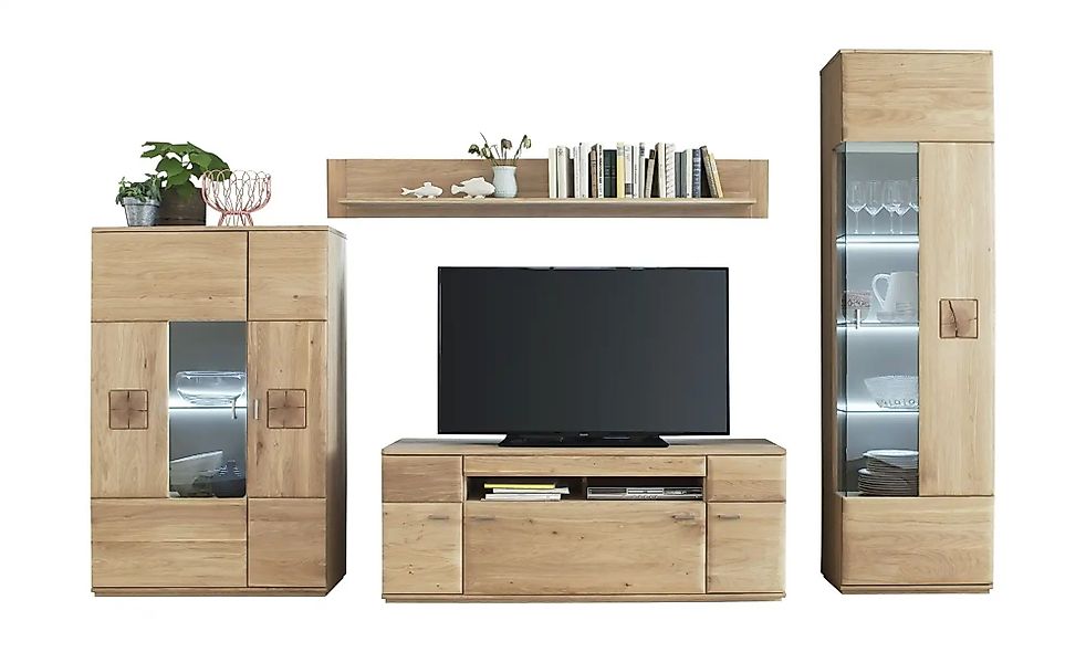 Woodford Wohnwand  Loggia ¦ holzfarben ¦ Maße (cm): B: 300 H: 208 T: 50.0 K günstig online kaufen