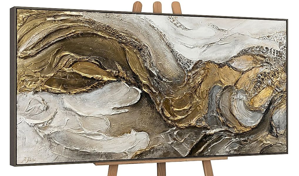 YS-Art Gemälde Unendlichkeit, Abstrakte Bilder, Leinwandbild Abstrakt 3D Ef günstig online kaufen