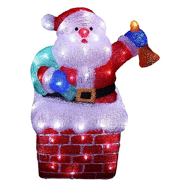 Lex LED Weihnachtsfigur Acryl Weihnachtsmann 48cm Figur Beleuchtet Weihnach günstig online kaufen