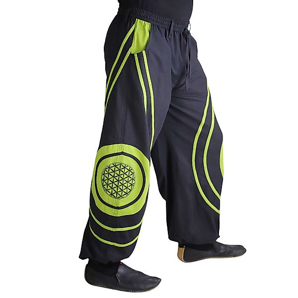 KUNST UND MAGIE Haremshose Hose Blume günstig online kaufen