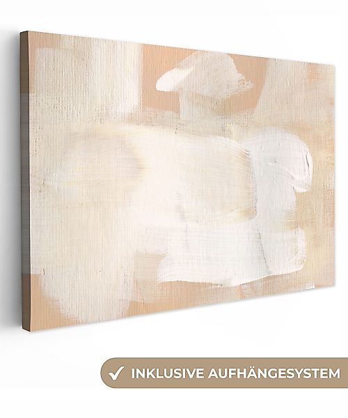 OneMillionCanvasses® Leinwandbild Kunst - Weiß - günstig online kaufen