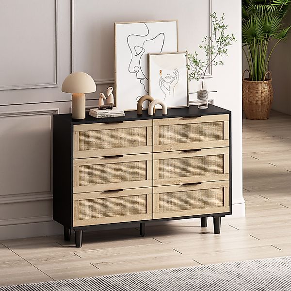 HAUSS SPOLE Sideboard 110cm Mehrzweckschrank Kommode günstig online kaufen