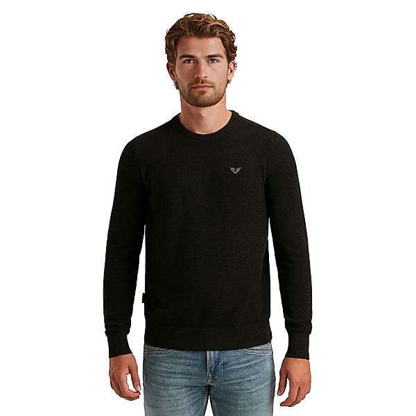 PME Legend Herren Rundhals Pullover R-NECK COTTON MODAL - Regular Fit günstig online kaufen