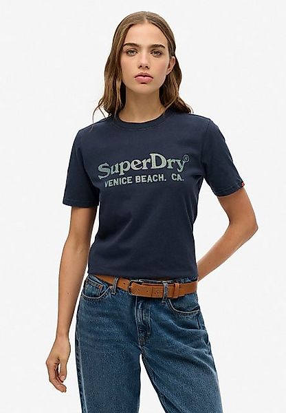 Superdry Kurzarmshirt VENUE METALLIC RELAXED TEE günstig online kaufen