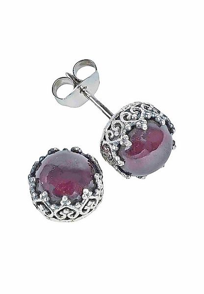 mantraroma Paar Ohrstecker Ohrstecker NAPULO aus 925 Silber mit Granat (Paa günstig online kaufen