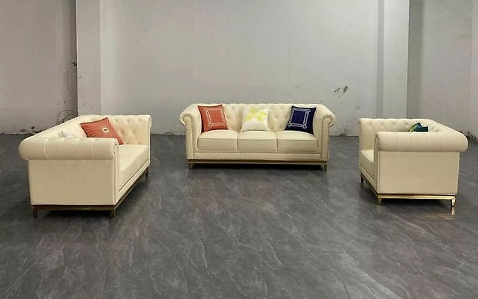 JVmoebel Chesterfield-Sofa Chesterfield Sofa Couch Garnitur Sofagarnitur Co günstig online kaufen