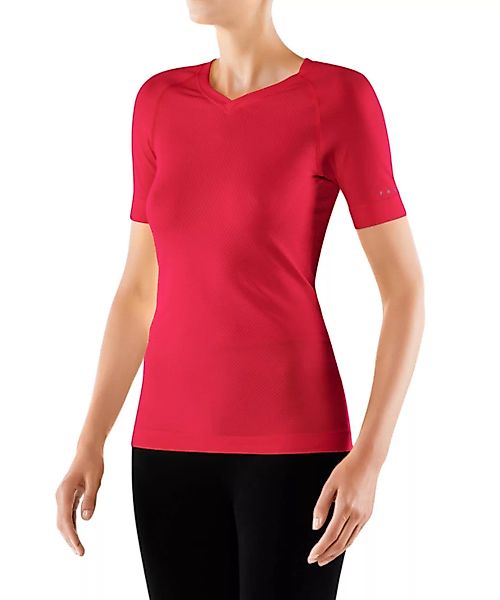 FALKE Damen Kurzarmshirt Cool, XL, Pink, Uni, 33241-880605 günstig online kaufen