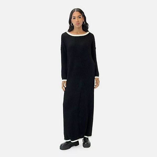 Elara Sommerkleid Elara Damen Langes Strickkleid (1-tlg) günstig online kaufen